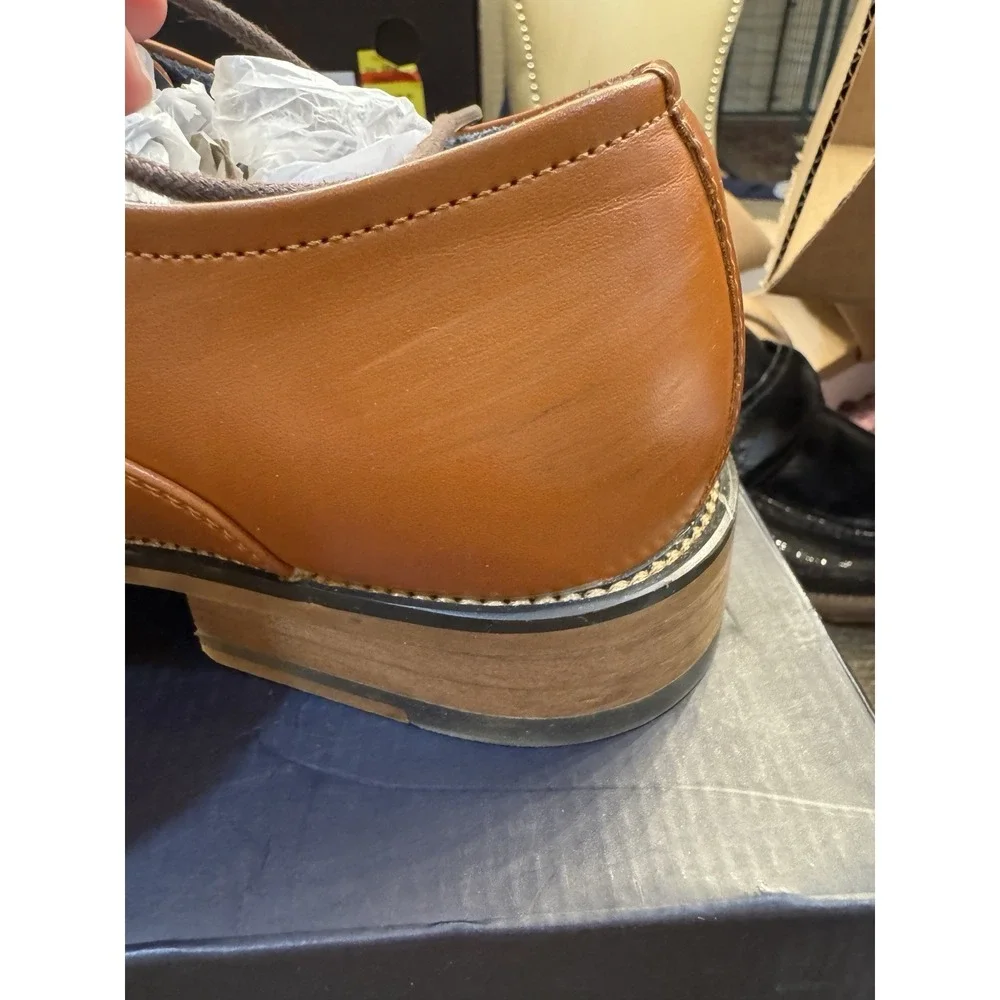 Bruno Marc Louise 2 Cap Toe Brown Dress Oxford‎ Shoe